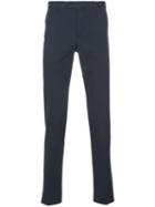 Pt01 - Stretch Canvas Slim Trousers - Men - Cotton/spandex/elastane - 58, Blue, Cotton/spandex/elastane