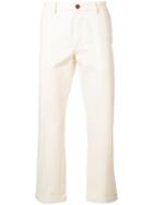 Fortela Cropped Straight Leg Trousers - Neutrals