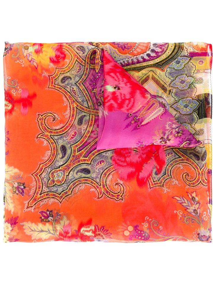 Etro Printed Scarf, Women's, Silk/polyester