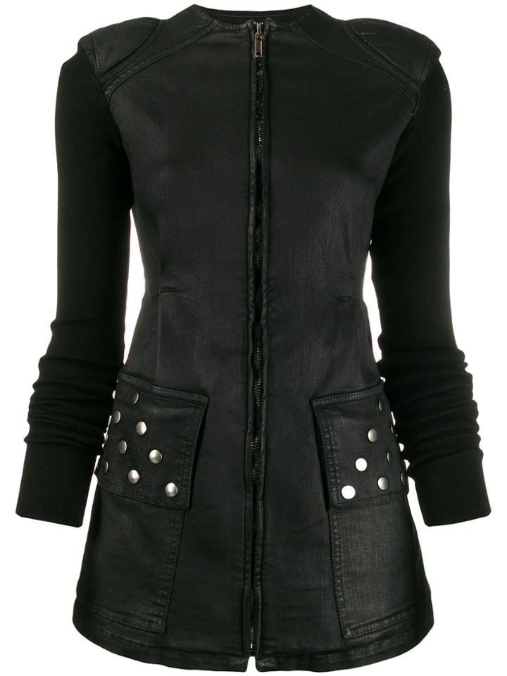 Rick Owens Drkshdw Stud Detail Jacket - Black