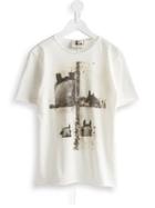 Lost And Found Kids - Horse Print T-shirt - Kids - Cotton - 2 Yrs, White