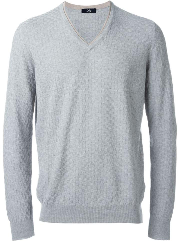 Fay V-neck Jumper