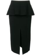 Proenza Schouler Front-slit Pencil Skirt - Black