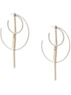 Justine Clenquet Ali Hoop Earrings - Metallic