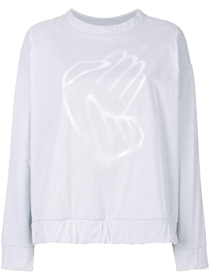 Mm6 Maison Margiela Double Layer Sweatshirt - Grey