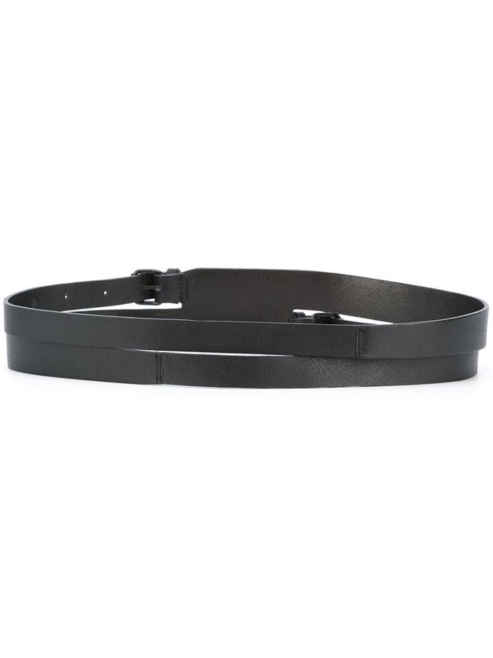 Isabel Benenato Double Strap Buckle Belt