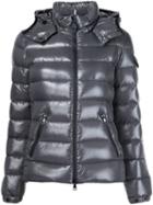 Moncler 'berre' Padded Jacket, Women's, Size: 3, Grey, Goose Down/polyamide