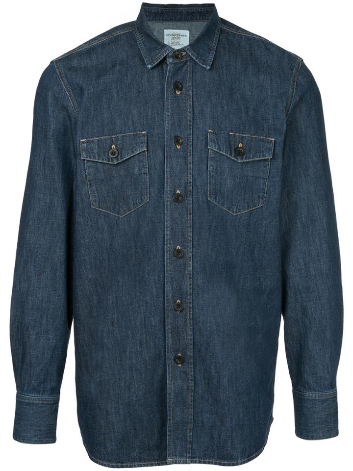 Kent & Curwen Denim Shirt - Blue