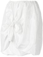 Simone Rocha Knot Detail Skirt, Women's, Size: 8, White, Silk