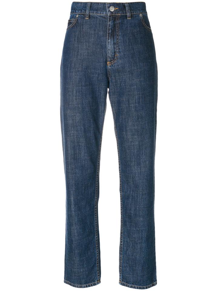 Ps By Paul Smith Cropped Jeans - Blue