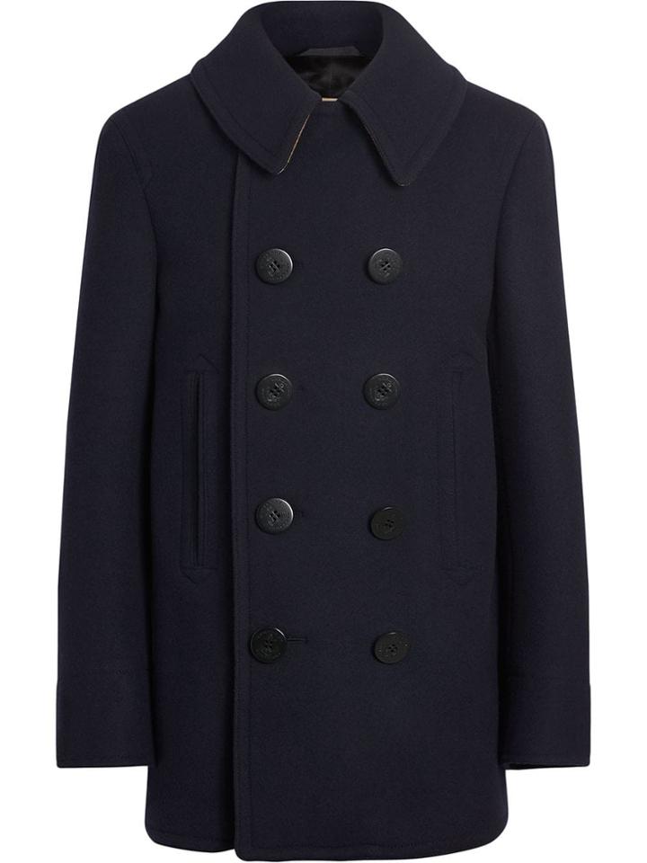 Burberry Pea Coat - Blue