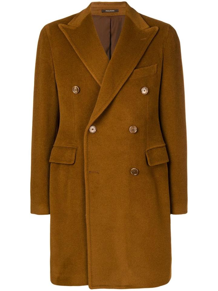 Tagliatore Double-breasted Coat - Brown