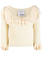 Moschino Vintage Ruffled Blouse - Neutrals
