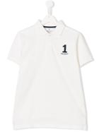 Hackett Kids Teen Number Patch Polo Shirt - White