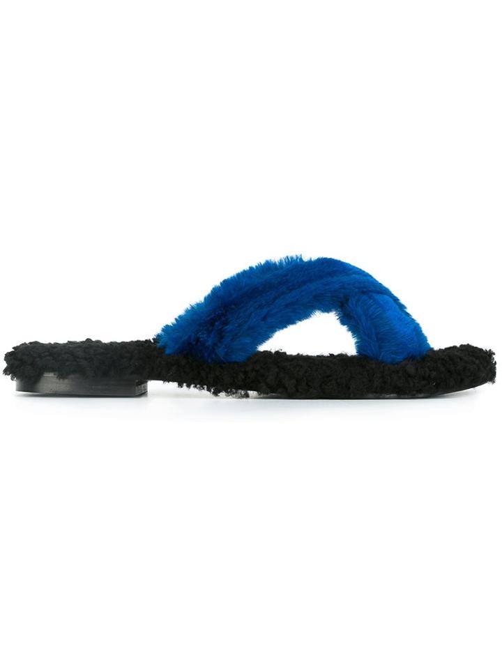 Avec Modération 'st. Moritz' Shearling Sandals