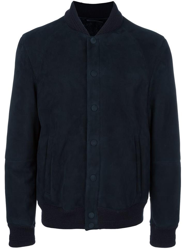 Giorgio Armani Suede Bomber Jacket