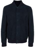 Giorgio Armani Suede Bomber Jacket