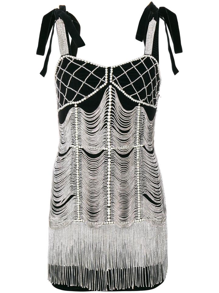 Attico Mini Cocktail Dress - Black