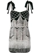 Attico Mini Cocktail Dress - Black