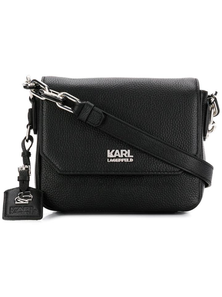 Karl Lagerfeld K/pebble Crossbody Bag - Black