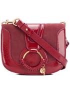 See By Chloé Hana Cross Body Saddle Bag - Red