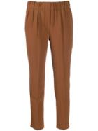 Brunello Cucinelli Elasticated Trousers - Brown