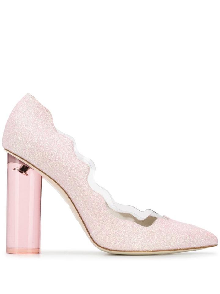 Francesca Bellavita Moon Pointed Pumps - Pink