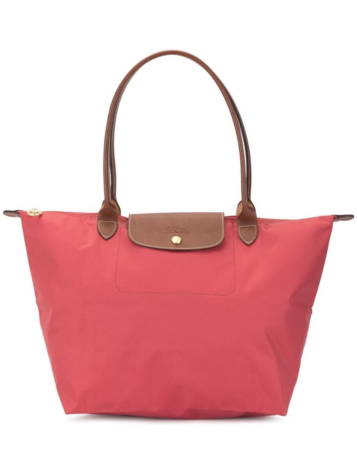 Longchamp Large Shoulder Bag - Red