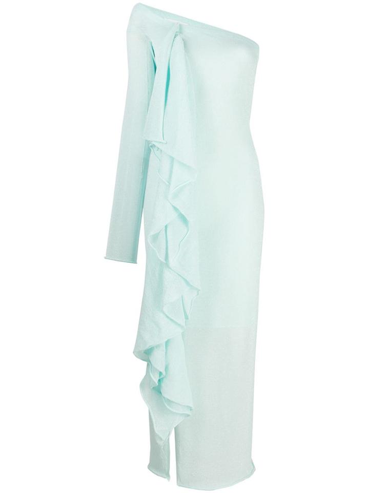 Circus Hotel Asymmetric Draped Jumpsuit - Blue