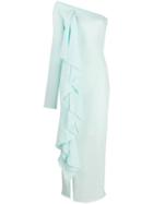 Circus Hotel Asymmetric Draped Jumpsuit - Blue