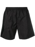 Prada Elasticated-waist Swim Shorts - Black
