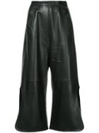 Ellery Convex Wide Leg Trousers - Black