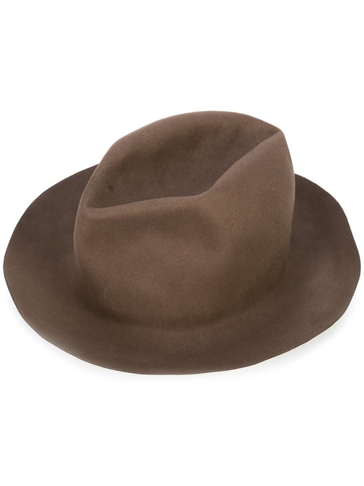 Horisaki Design & Handel Classic Fedora Hat - Brown