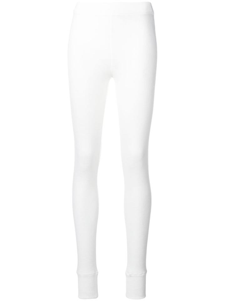 Jil Sander Regular Leggings - White