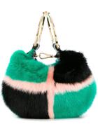 Salvatore Ferragamo Fur Crossbody Bag - Green