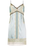 Ermanno Scervino Lace Detail Midi Dress - Blue