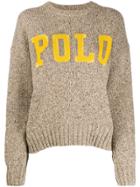Polo Ralph Lauren Donegal Jumper - Brown