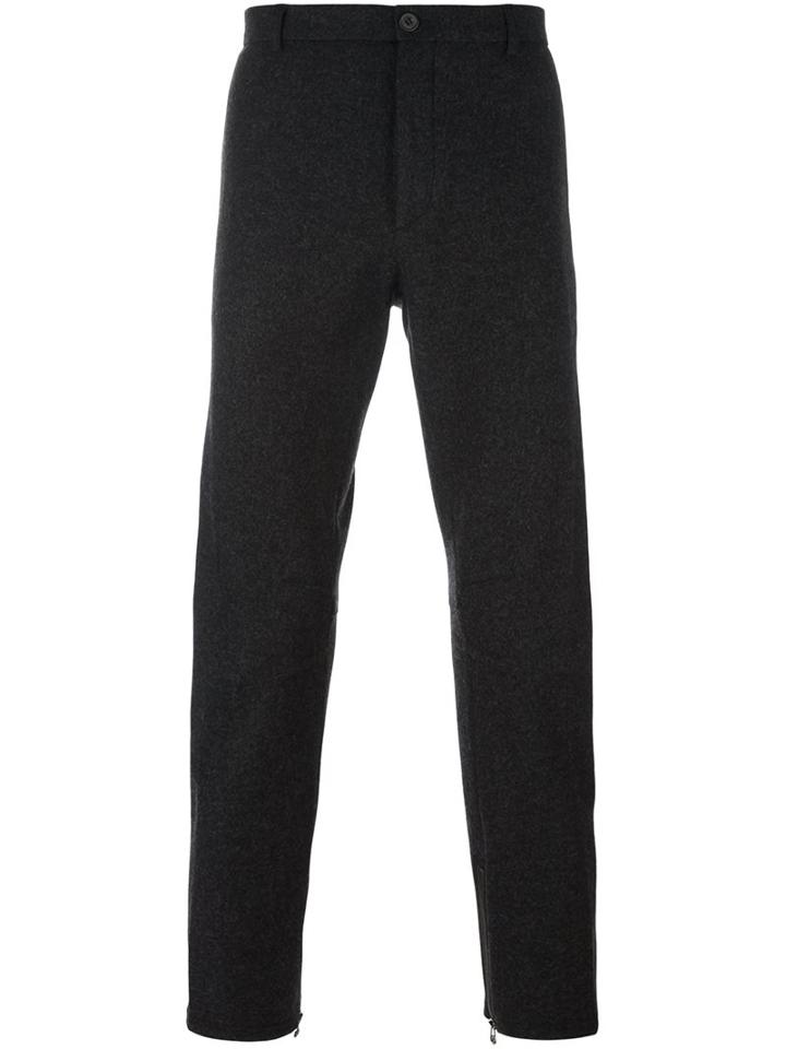 Lanvin Marled Straight Fit Trousers