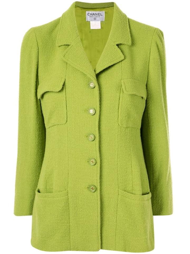 Chanel Pre-owned Single-breasted Jacket - Green