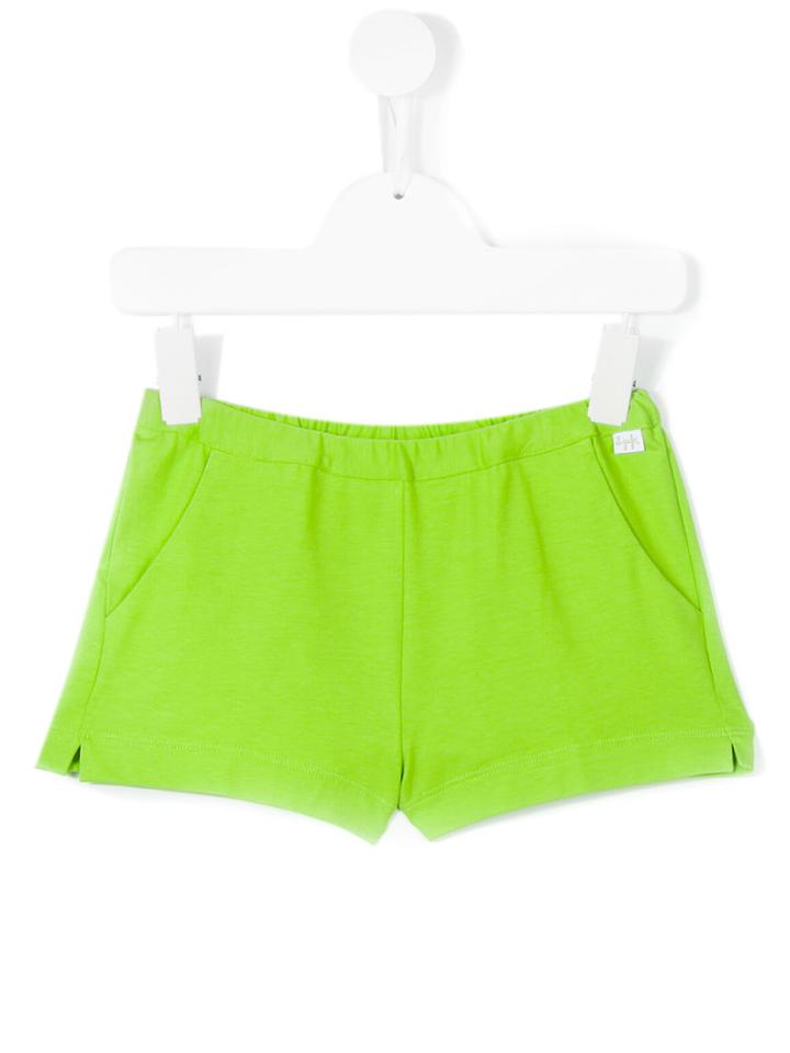Il Gufo - Track Shorts - Kids - Cotton/spandex/elastane - 12 Yrs, Green