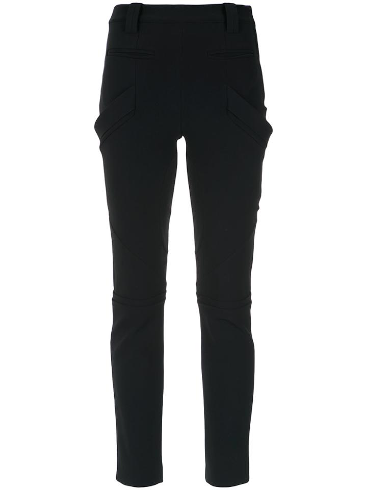 Gloria Coelho Straight Trousers - Black