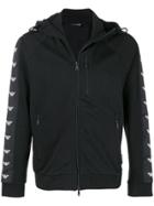 Emporio Armani Hooded Sweatshirt - Black