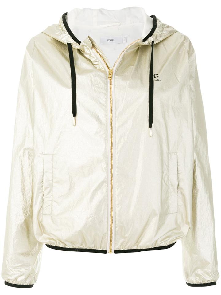 Closed Hooded Jacket - Metallic