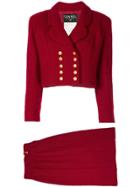 Chanel Pre-owned Setup Skirt Suit - Red