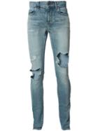 Saint Laurent Saint Laurent 454706y806k 4061 Vintage Dirty Blue Artificial->acetate, Men's, Size: 33, Cotton/spandex/elastane