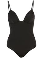 Fleur Du Mal Cupped Non-wire Bodysuit - Black