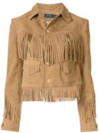 Polo Ralph Lauren Fringed Jacket - Brown