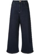 Vivetta Wide-leg Cropped Jeans - Blue