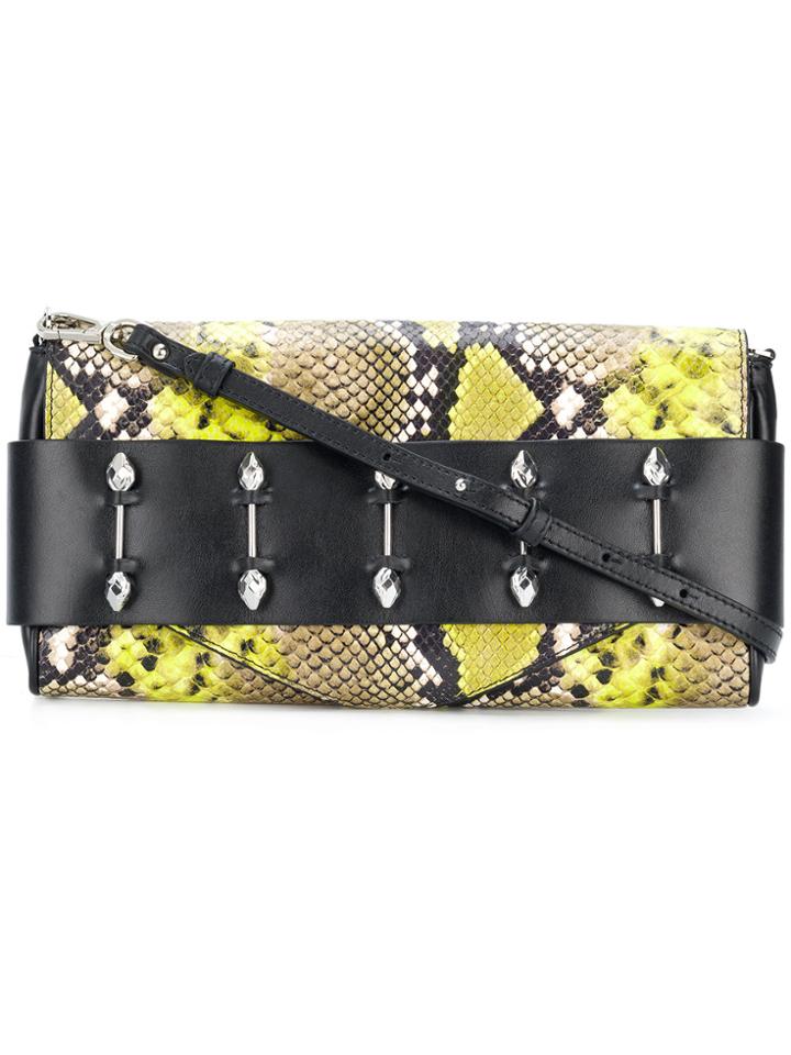 Just Cavalli Snake Effect Shoulder Bag - Multicolour