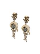 Roberto Cavalli Panther Stars Earrings - Nude & Neutrals